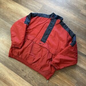 VTG Nike White Tag Insulated 1/2 Zip Pullover Men's Sz XXL Swoosh Embroidered